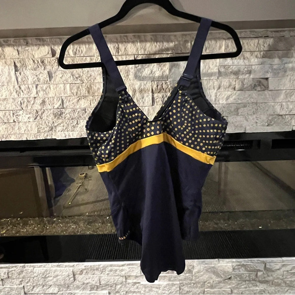 NABAIJI size Large/X Large black and gold one piece bathing suit - Picture 6 of 16